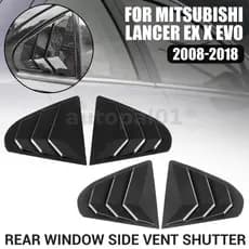 Guarnição Da Tampa Veneziana Do Obturador De Ventilação Lateral Janela Traseira Para Mitsubishi Lancer EX X EVO 2008-201