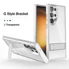 Liga De Alumínio Metal Suporte Caso Telefone Para Samsung Galaxy S23 S24 S26 S25 Ultra S23 Plus Claro Completo PC + TPU