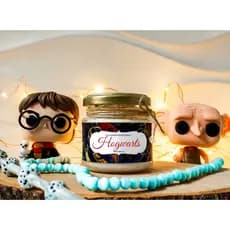 Vela Aromática Artesanal | Hogwarts | Harry Potter | Hermione | Rony | Draco | Luna | Newt | Literária | Livros
