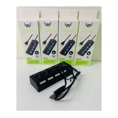 Régua Hub Usb 2.0 4 Portas Interruptor
