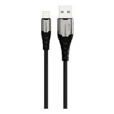 Cabo De Dados Usb Lightning Asl C101lc - Tipo Malha Trançada - Para Iphone/ipad/ipod - Grafite