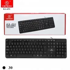 Teclado Preto Usb- Kapbom Ka-691