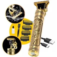 Maquina Acabamento Cabelo Recarregável Barba Sem Fio Premium