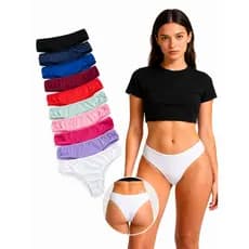 Calcinha Juvenil Conforto Moca Menina Tanga Conforto Poliester Com Forro