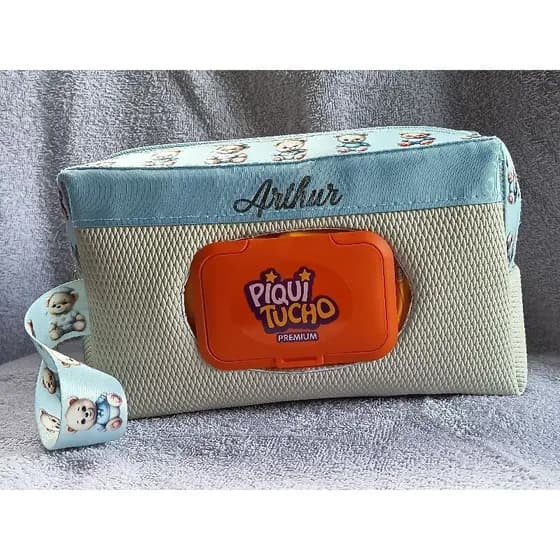 porta lenço umedecido/ porta lencinho bebê/acessórios de bb/necessarie bb/porta lencinho personalizado/bolsa maternidade