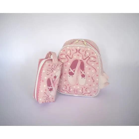 Mochila escolar infantil/ mochila de passeio bailarina