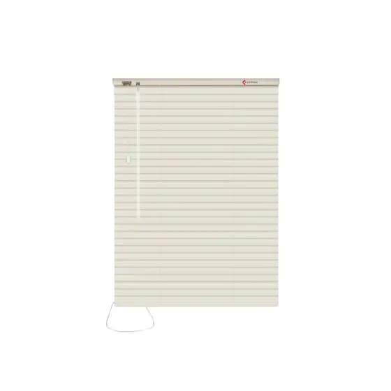 Persiana Para Janelas Vitrôs Vidros 100X150CM Pvc Bege Branca Preta