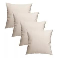 Kit 4 Almofadas Cheias 45x45cm Suede Com Capa e Enchimento Decorativas