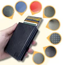 Carteira Porta Cartao Masculino Feminino Antifurto Slim Automática Proteção Rfid ATNI EXCLUSIVE