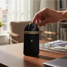 Mini Bolsa Chave Carteira Bloqueia o Sinal Carro RFID Faraday Atni Estojo Protection Antifurto Tech