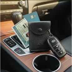 Mini Bolsa Chave Carteira Bloqueia o Sinal Carro RFID Faraday Atni Estojo Protection Antifurtoy Nox