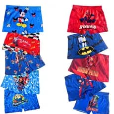 Kit 5/10 Cuecas Boxer Infantil Personagens Estampadas meninos Confortáveis Sublimadas