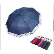Guarda-chuvas sombrinha grandes reforçados com bolsa feminina masculina 10 hastes liso com bolinhas