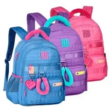 Mochila De Costas Rebecca Bonbon Escolar Chaveiro Pelúcia Clio