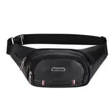 pochete masculino couro sintético Bolsa Cintura Motoqueiro promoção