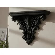 étagère mini prateleira decorativa de parede vintage, nicho gótico, decoração dark, decoração medieval, barroca, retrô