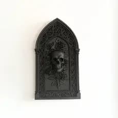 Quadro Decorativo Placa De Parede Vintage Alternativa Ornamento Medieval Arte Deco Gótico