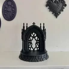 prateleira gótica nicho catedral estante pequena altar decorativo decoração dark suporte vintage nicho parede