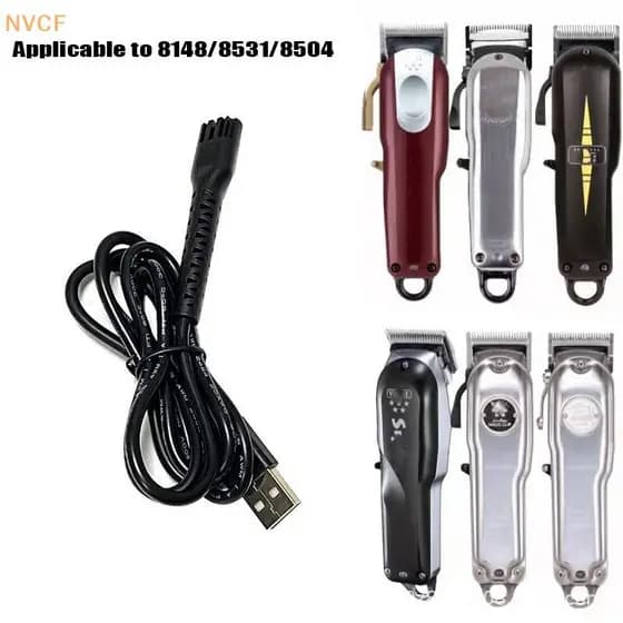 Northvotescastfine 5V Cabo De Carregamento USB Adaptador Elétrico Cortador De Cabelo Fonte De Alimentação Para 8148/8591