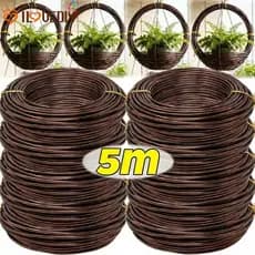 Fios De Alumínio Para Bonsai De 5M-Linha De Treinamento De Galhos DIY-Suprimentos De Jardinagem-Ferramenta De Modelagem