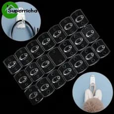 20 Pcs Ganchos De Parede Transparente À Prova D 'Água Forte Adesivo Ganchos Rack Para Casa Cozinha Banheiro Cabide Gancho Organizador Chave Titular