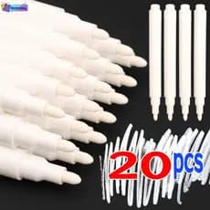 [HOT] Caneta De Giz Líquido Branco/Canetas Marcadoras De Quadro-Negro À Base De Água/Marcadores De Desenho Acrílico Para