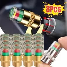 Sensores De Monitor De Pressão De Pneus De Carro , Tampa De Alerta De Ar , Medidor , Indicador De Monitoramento De Peças