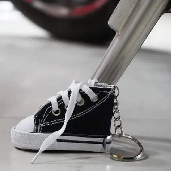 Veículo Elétrico Pé Apoio Bicicleta Apoio Do Pé Da Motocicleta Apoio Do Pé Side Kickstand Stand Mini Sapatos Chave Sapato Cadeia