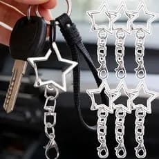 20-5 Unidades De Acessórios Para Chaveiro Com Fecho Lagosta Estrela De Cinco Pontas-Pingente De Mochila-Decoração De Bol