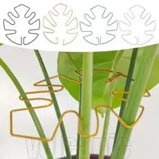 Suporte Para Plantas Em Vasos De 1/3/5 Unidades-Estacas De Haste Fixa Crescimento De Flores Suprimentos De Jardinagem-Cl