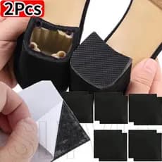 Sfsese-2Pcs Protetor De Sola De Borracha-Acessórios Para Reparo De Sapatos De Bricolagem-Absorção De Choques-Resistente Ao Desgaste , Autoadesivo-Adesivo Quadrado Antiderrapante Saltos Altos , Sandália