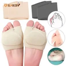 Palmilhas De Silicone Gel Meia Palmilha/Antiderrapante Para Alívio De Dor Nos Pés/Bola De Almofadas Os Hallux Valgus Meias Corretoras