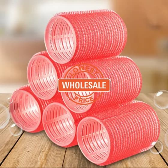 Cor Aleatória Grande Auto Aperto Rolos De Cabelo/DIY Curlers Bangs Rolo/Salão De Beleza Ferramentas De Estilo