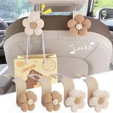 Ganchos Para Carro Em Forma De Flor-Bolsa De Mão , Roupas , Casacos , Bolsas De Mercearia-Multifuncionais Armazenamento De Carros-Suppies Organizadores Automotivos