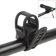 Suporte Universal de Farol para Bicicleta / Clipe 360 Graus Ajustável de Lanterna para Bike