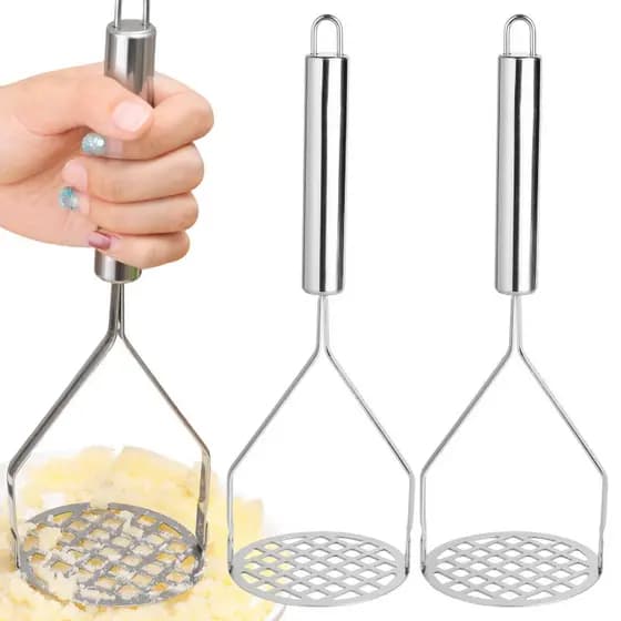 1/2/4 Unidades Espremedor De Batatas De Aço Inoxidável-Manual Prensa De Frutas-Utensílio De Cozinha-Ferramentas Úteis Pa