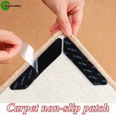 4/8 Unid . Fita Adesiva Antiderrapante Para Tapetes Trapezoidal Piso Em Casa Acessórios De Melhoria Cantos De PU Reutilizável Anti-Frisos