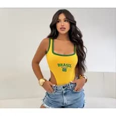 Bory maiô Laterais Cavada Copa Tedéncia Moda Feminina