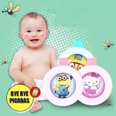 40 Broche Botão Repelente Anti Mosquito Inseto Infantil