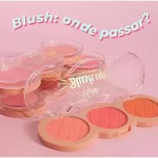 Paleta de blush pigmentada Trio de blush pigmentada my life