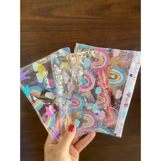 Necessaire Transparente Compacta com Zíper LUA766074