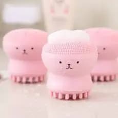 Escova de limpeza facial massageadora polvo