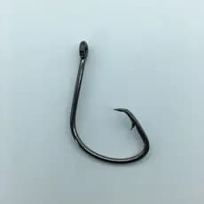 50 Pc 7381 Ganchos De Pesca Polvo Cor Preta / Círculo Esporte Círculo Anzol Jig Big 1#-5/0# Robalo