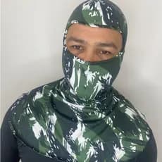 3 Balaclava Pescador Com Proteção Solar Fator Uv50  Em Tecido Suplex