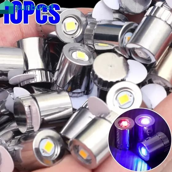 10 Unidades Mini Lâmpadas LED Pequenas-Decoração De Luzes Coloridas DIY-Iluminação Artesanal Em Miniatura-Lâmpada Operad