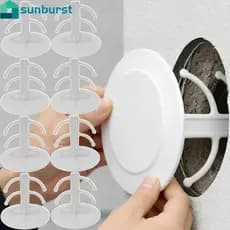 Tampa De Vedação Do Tubo De Ventilação De Ar Condicionado De 4-1 Unidade-Orifício De Parede Saída Decoração-À Prova De V