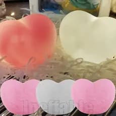 8-2pcs Lâmpada 3D Em Formato De Coração-De Enfeite De Mesa-Luz De Atmosfera Romântica Noturna Estilo INS Decoração De Ca