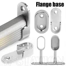 Suporte Para Tubo De Roupas De Guarda-Roupa De 4-2 Unidades-De Extremidade Do Poste Da Haste Armário Espesso Em Formato