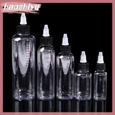 HAO 30ml-250ml Plástico PET Capacidade Líquida Frascos Conta-Gotas Recipientes De Tinta Pigmentada BR