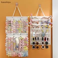 HAO Organizador De Laços De Cabelo , Suporte De Parede De Grande Capacidade , Cabide De Armazenamento De Clipe Acessório